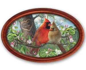 Love Birds Personalized Collector Plate