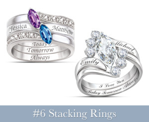 personalized stacking ring