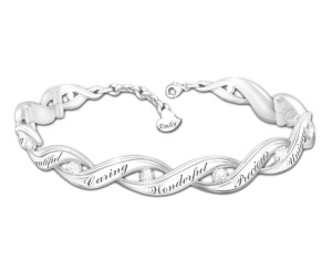 All That You Are Personalized Diamond Bracelet