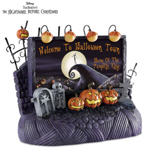 Welcome to Halloween Town Billboard Village Accessory