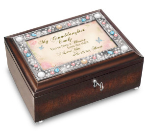 My Granddaughter You're a Blessing Personalized Music Box