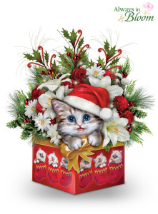 Have Yourself a Meowy Little Christmas Table Centerpiece