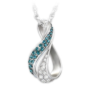 Cascade of Beauty Diamond Pendant Necklace