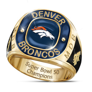 Denver Broncos Super Bowl Champions Personalized Ring