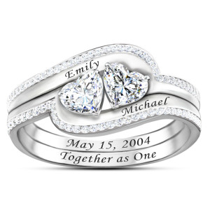 Together as One Personalized Ring
