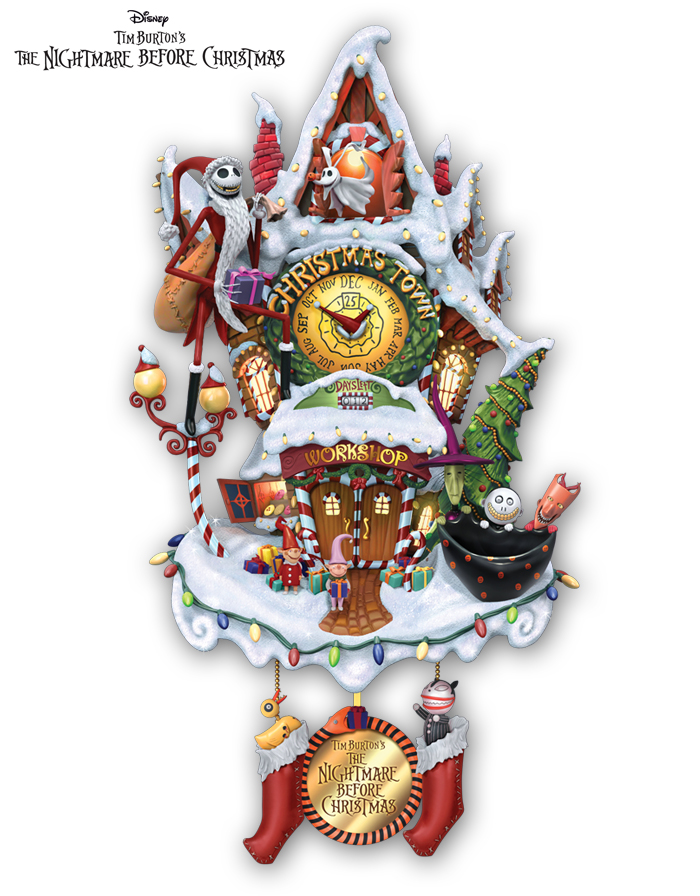 The Nightmare Before Christmas Town Cuckoo Clock
