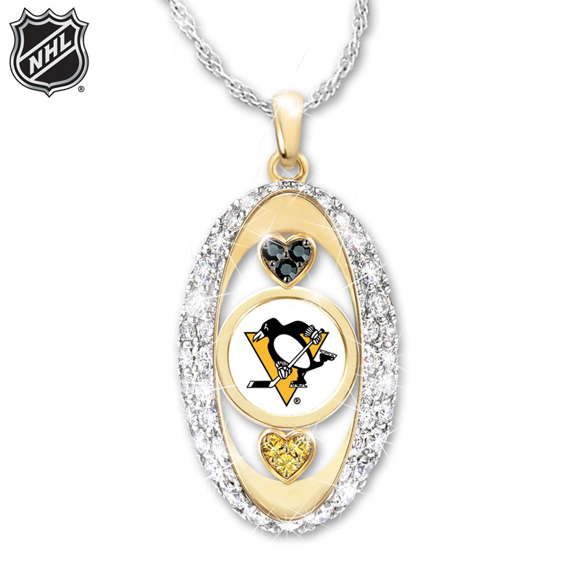 For the Love of the Game Penguins® Pendant Necklace