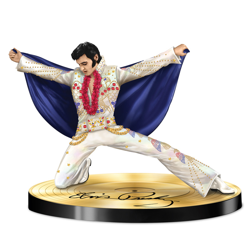 Sparkling Salute to The King Figurine