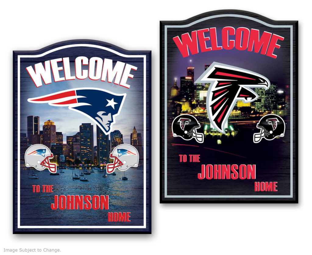 NFL welcome signs