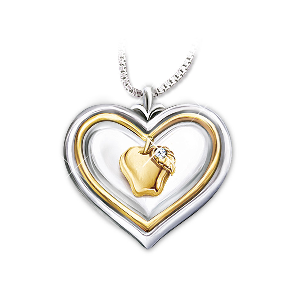 Hearts of Learning Pendant Necklace