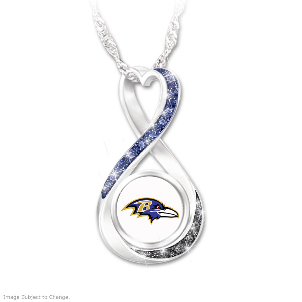 Baltimore Ravens women's necklace
