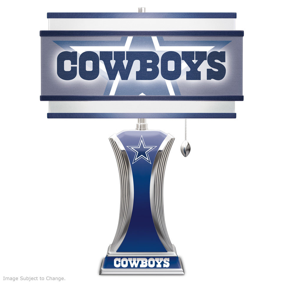 Dallas Cowboys themed lamp