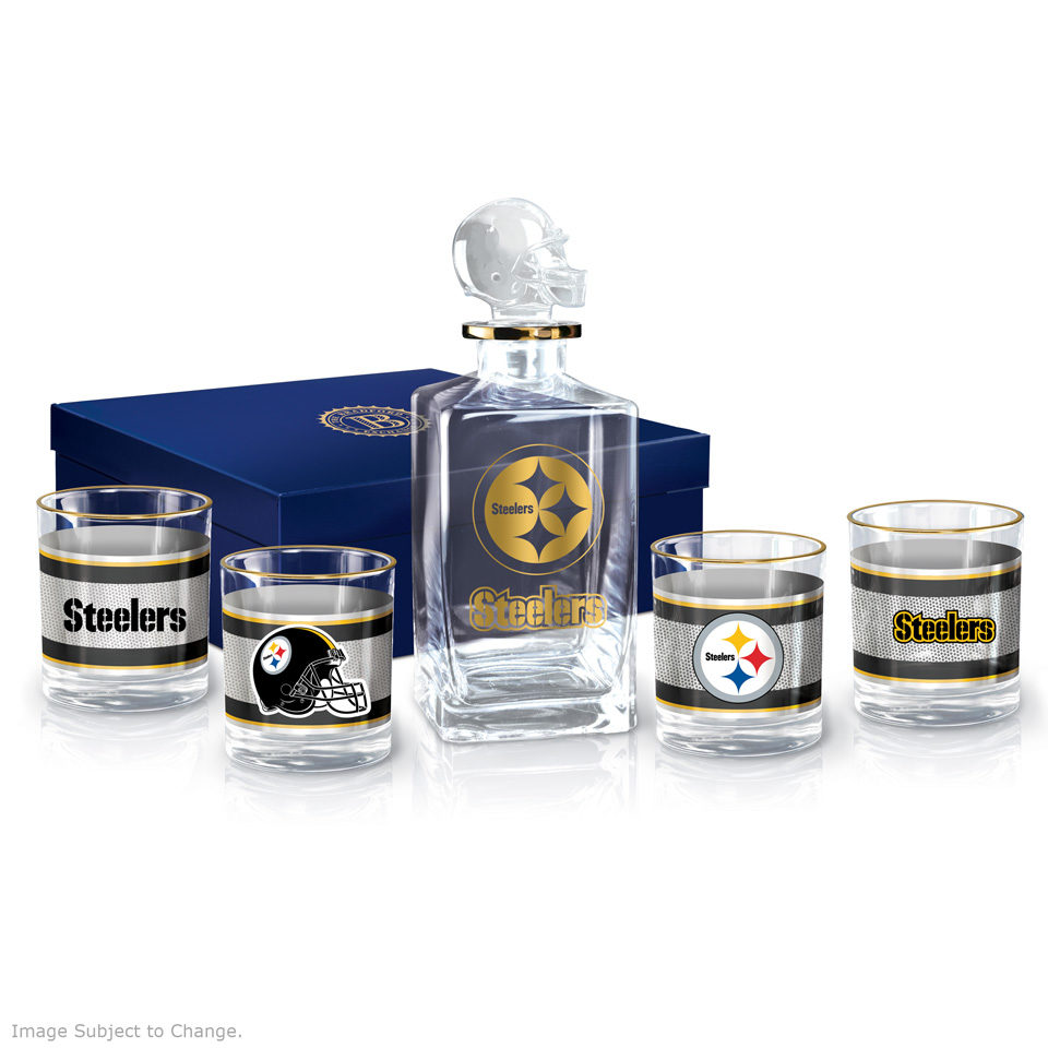 Pittsburgh Steelers Decanter Set