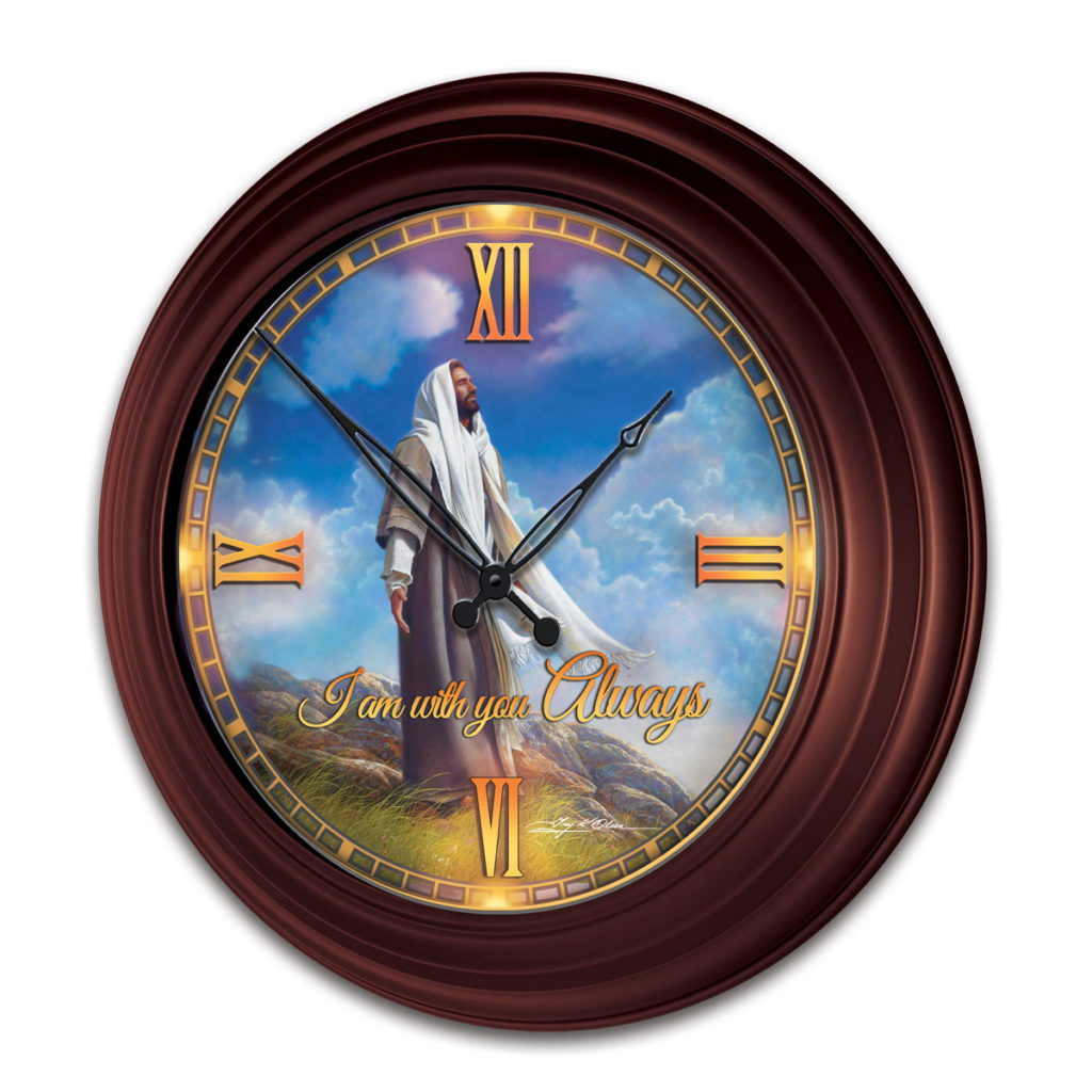 I Am With You Always Wall Clock