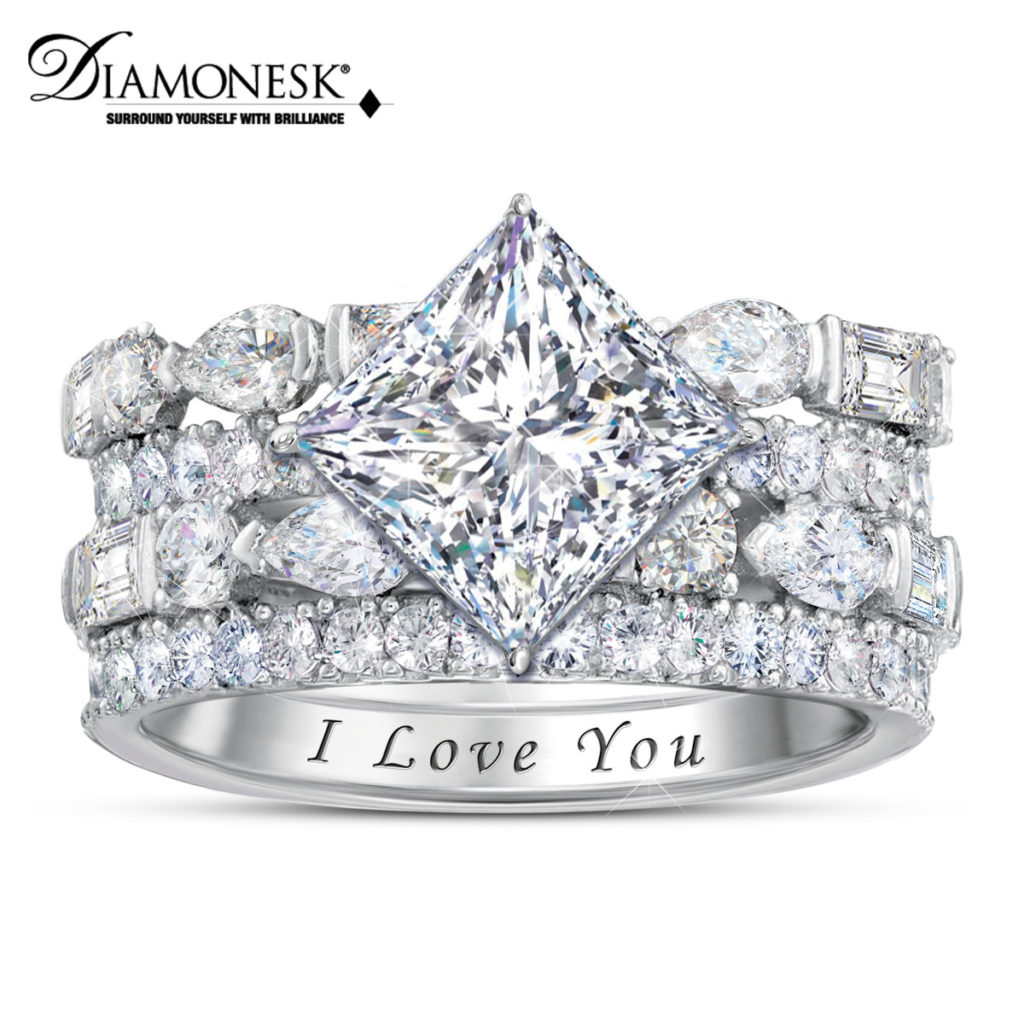 Facets of Love Personalized Ring