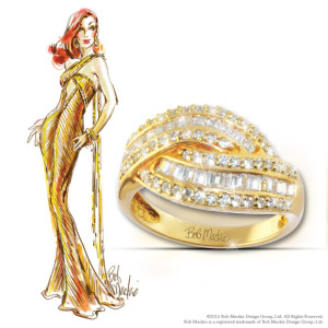 Golden Glamour Ring