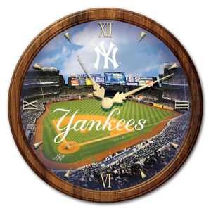 New York Yankees wall clock