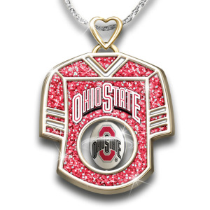 Ohio State Buckeyes Personalized Pendant Necklace