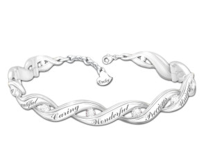 All That You Are Personalized Diamond Bracelet