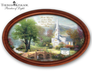 Thomas Kinkade Love for Always Personalized Collector Plate
