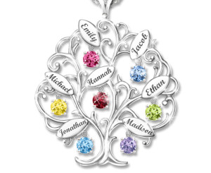 Family of Love Personalized Pendant Necklace