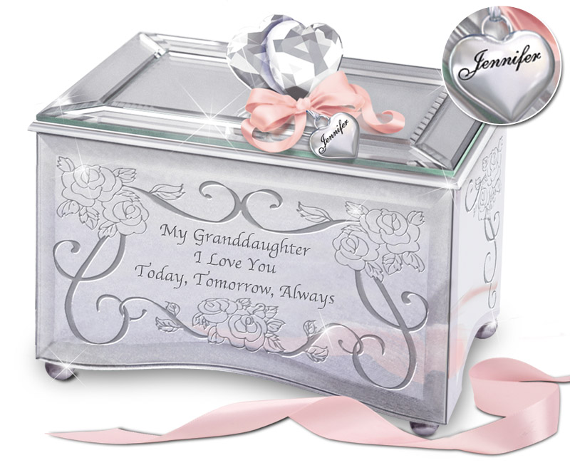 Granddaughter, Today, Tomorrow & Always Music Box