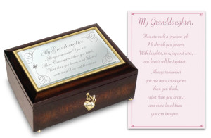 Granddaughter, You Are Loved Personalized Music Box