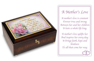 personalized music box for Mom