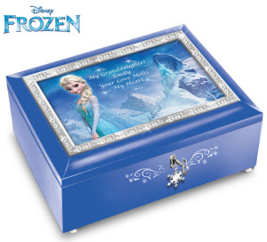 Granddaughter, Your Love Melts My Heart Personalized FROZEN Music Box