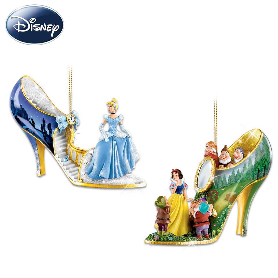Disney Once Upon a Slipper Ornament Collection