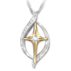 Faith Is Believing Diamond Pendant Necklace