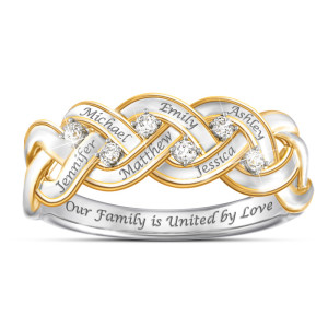 Strength of Family Diamond Ring