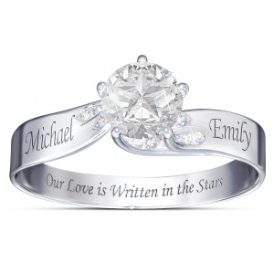 Written in the Stars Personalized Ring