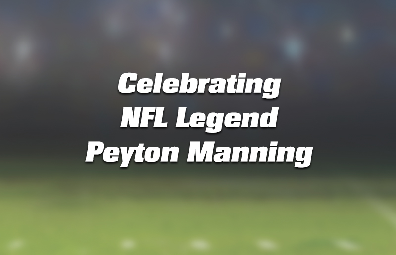 Celebrating NFL Legend Peyton Manning