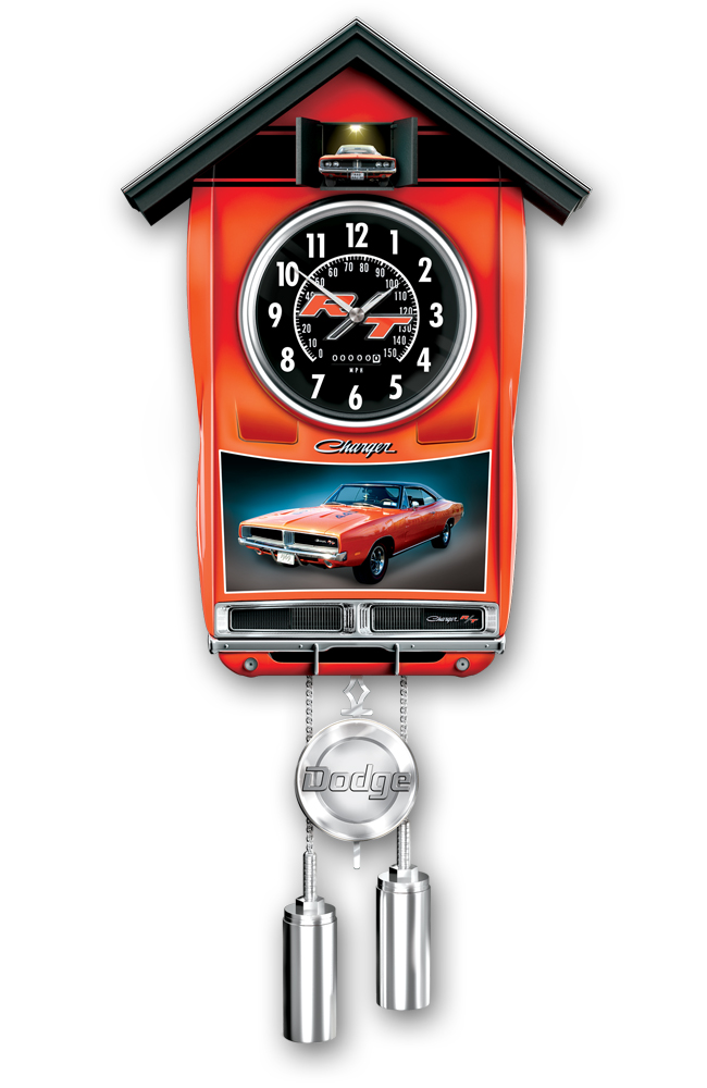 Dodge Charger Cuckoo Clock
