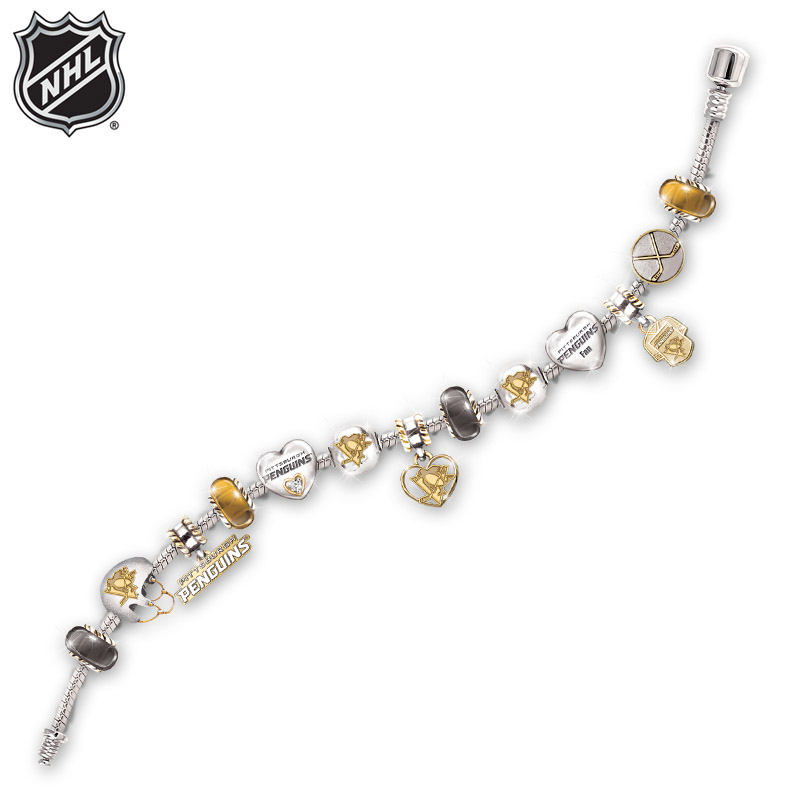 Pittsburgh Penguins® #1 Fan Charm Bracelet