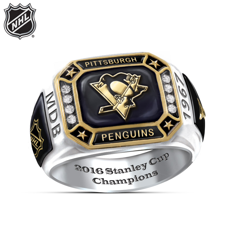 Penguins® Pride Personalized Commemorative Ring
