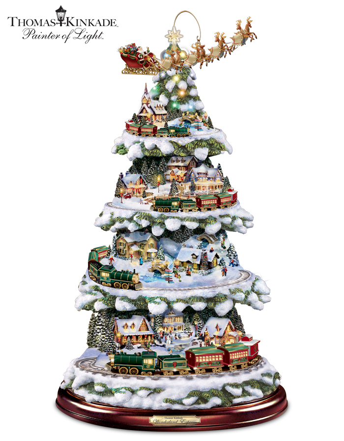 Thomas Kinkade Wonderland Express Christmas Tree