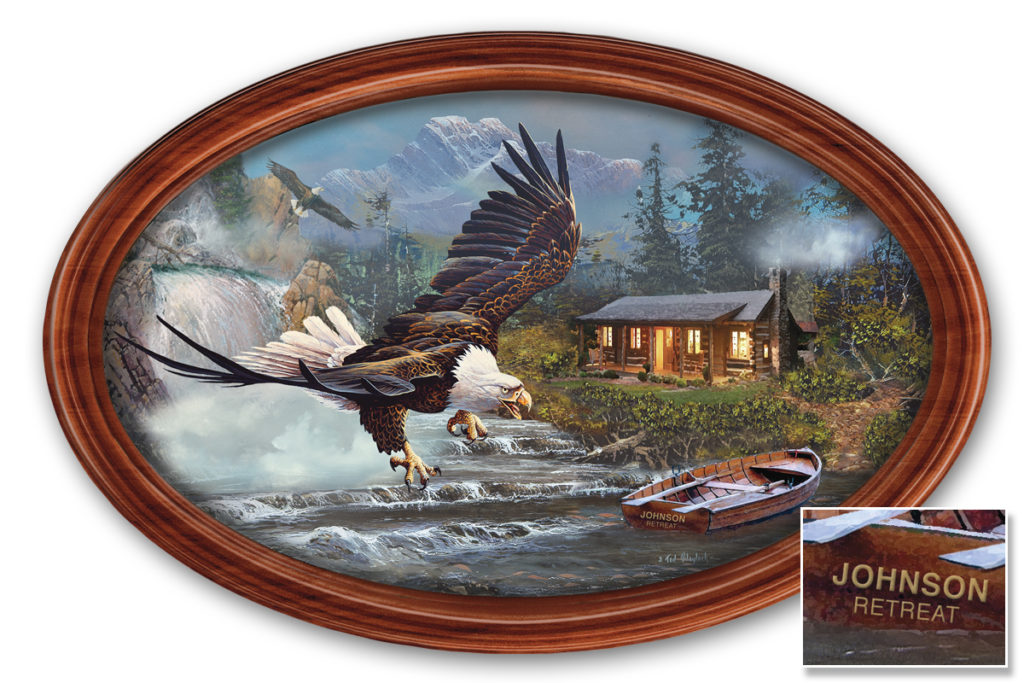 Majestic Retreat Personalized Collector Plate