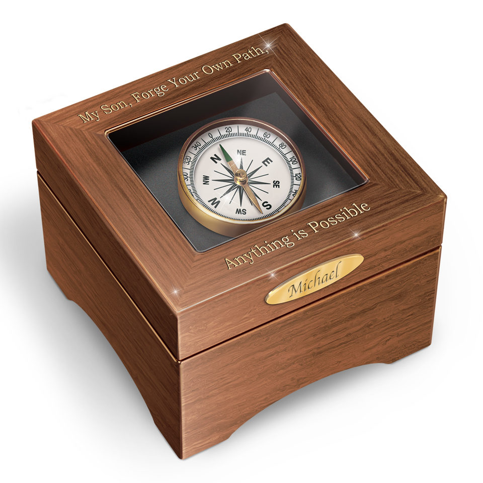Son, Forge Your Path Personalized Keepsake Box