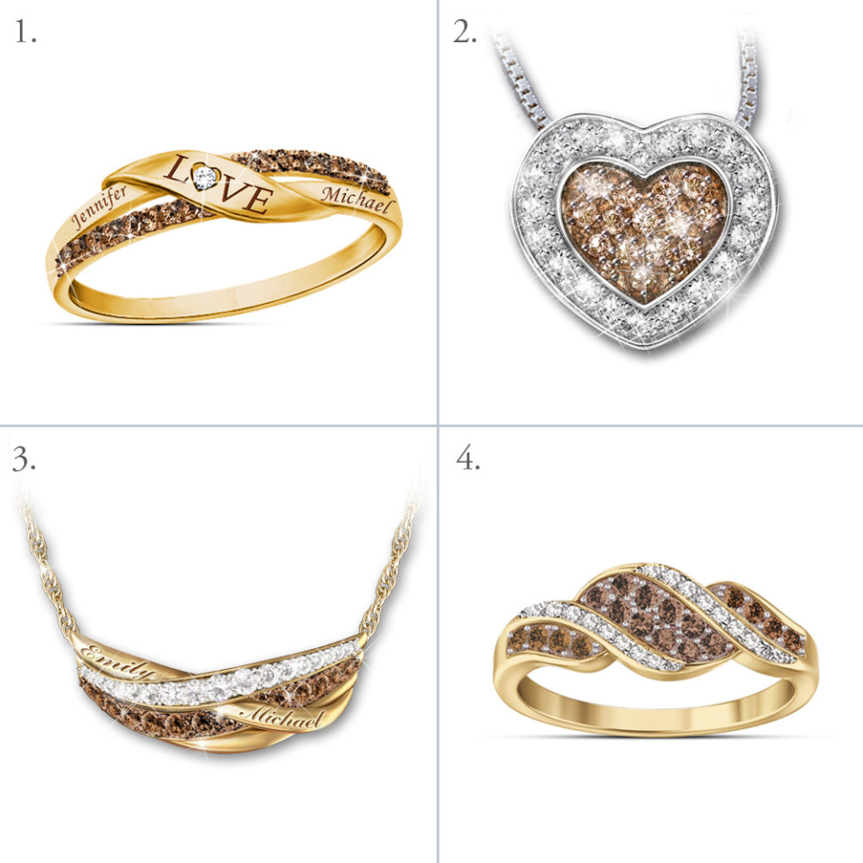 Valentine's day diamond jewelry