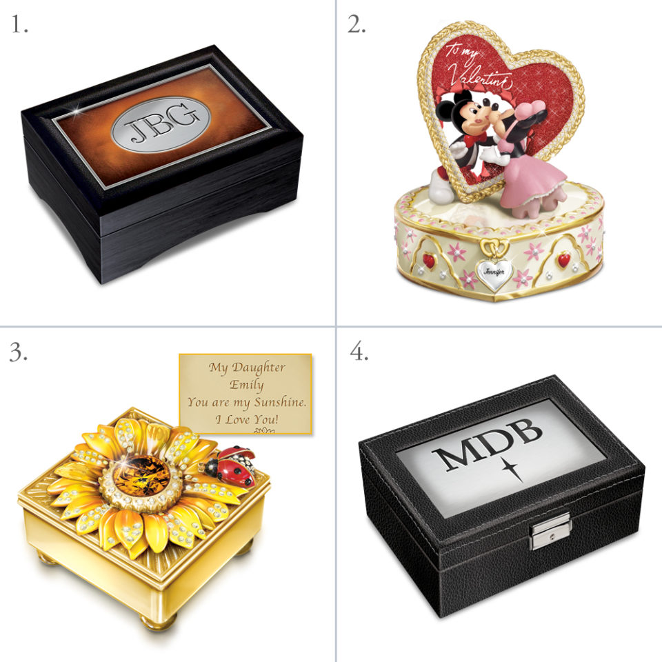 Valentine's day music boxes