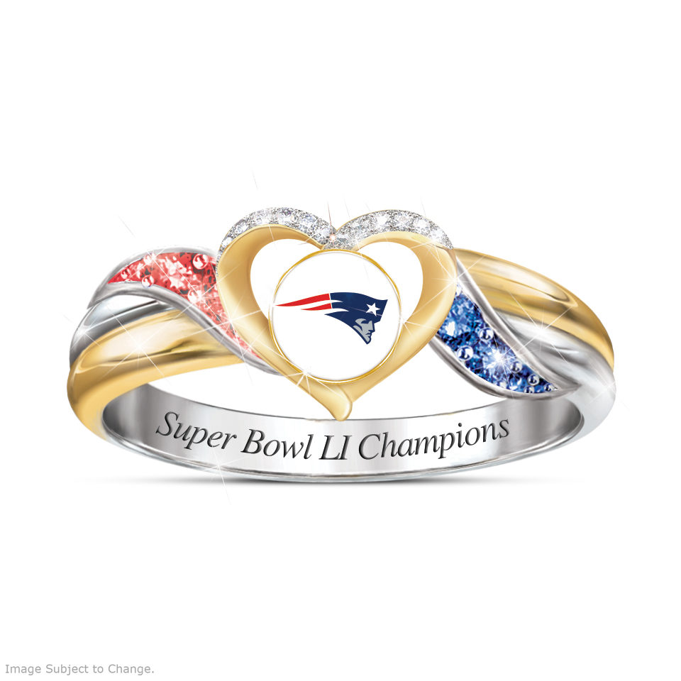 New England Patriots Super Bowl LI Champions Pride Ring