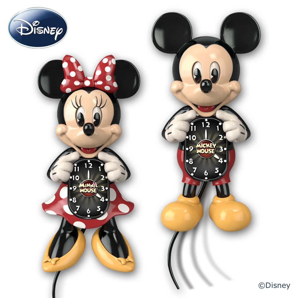 mickey mouse and minnie mouse cuckoo clock