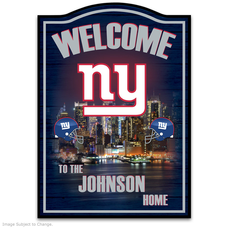 New York Giants Welcome Sign
