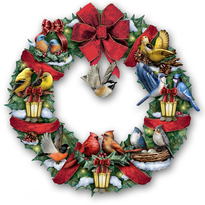 Merry Melodies Bird Wreath