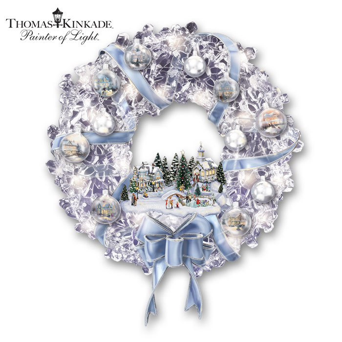Thomas Kinkade Holiday Brilliance Wreath