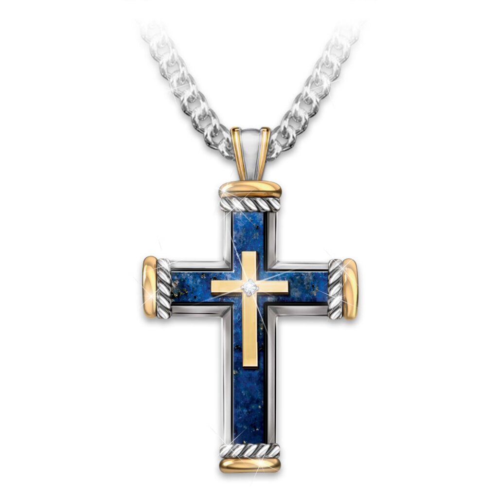 Lapis Lazuli God's Greatest Blessing Pendant Necklace