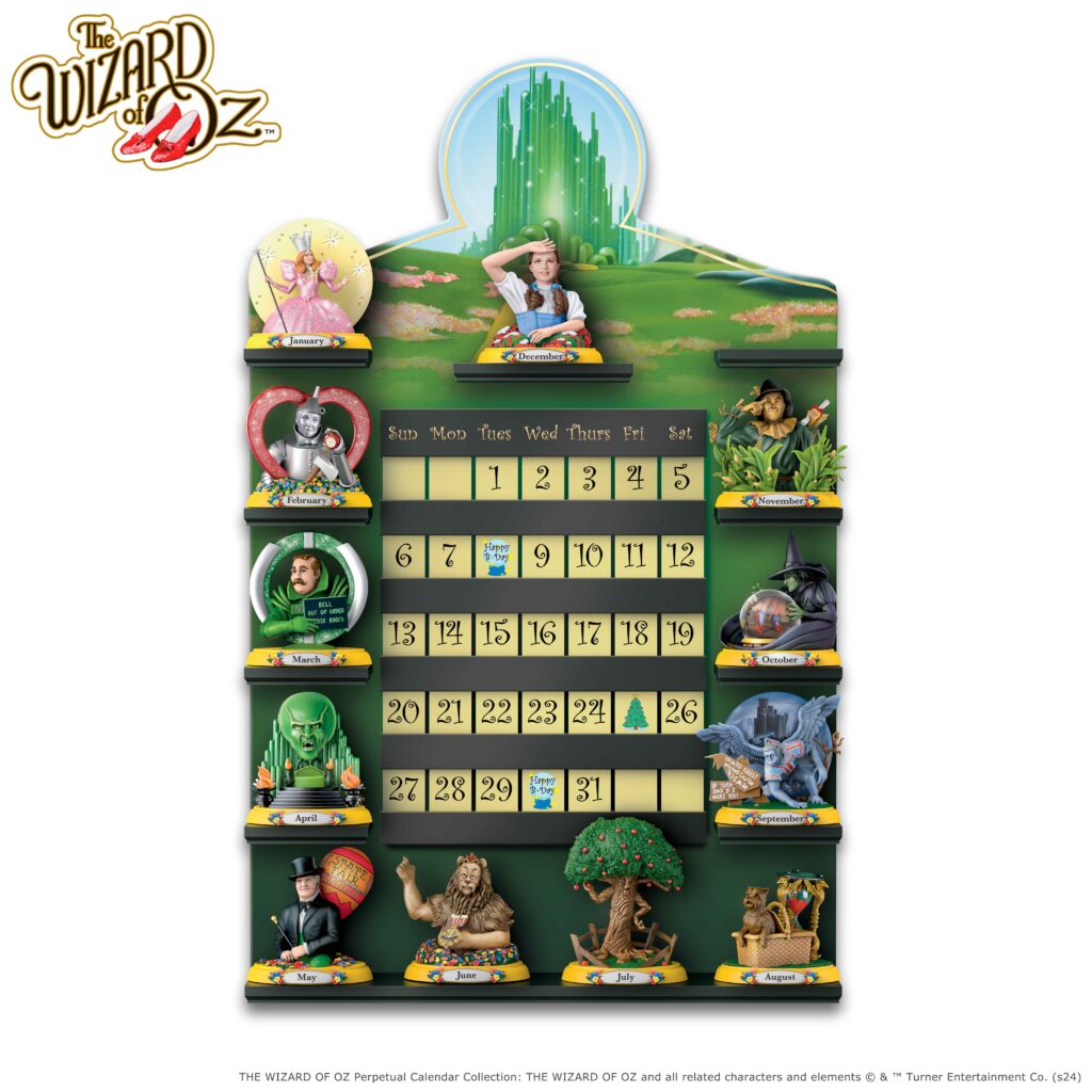 THE WIZARD OF OZ Perpetual Calendar Collection