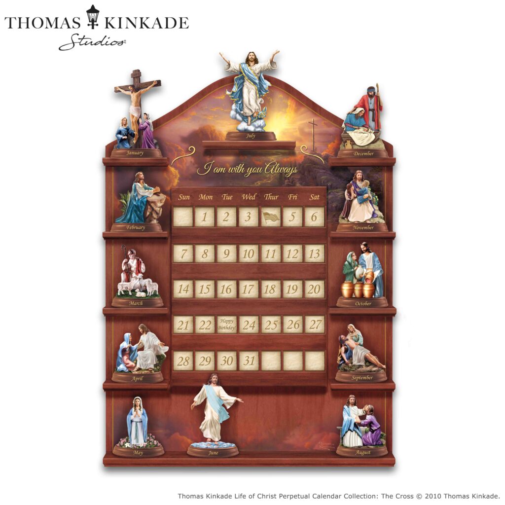 Thomas Kinkade Life of Christ Perpetual Calendar Collection